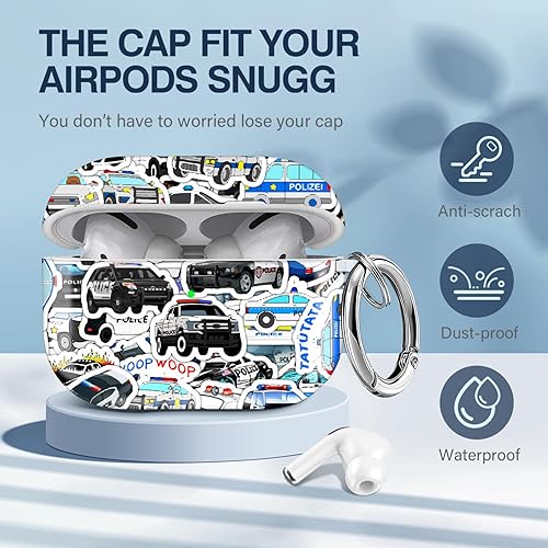 Vista 330 de Maxjoy for AirPods 2nd Generation Case, Unique Design Hard Protective Shockproof Airpods Case Cover with Keychain Compatible with Apple AirPods Sea