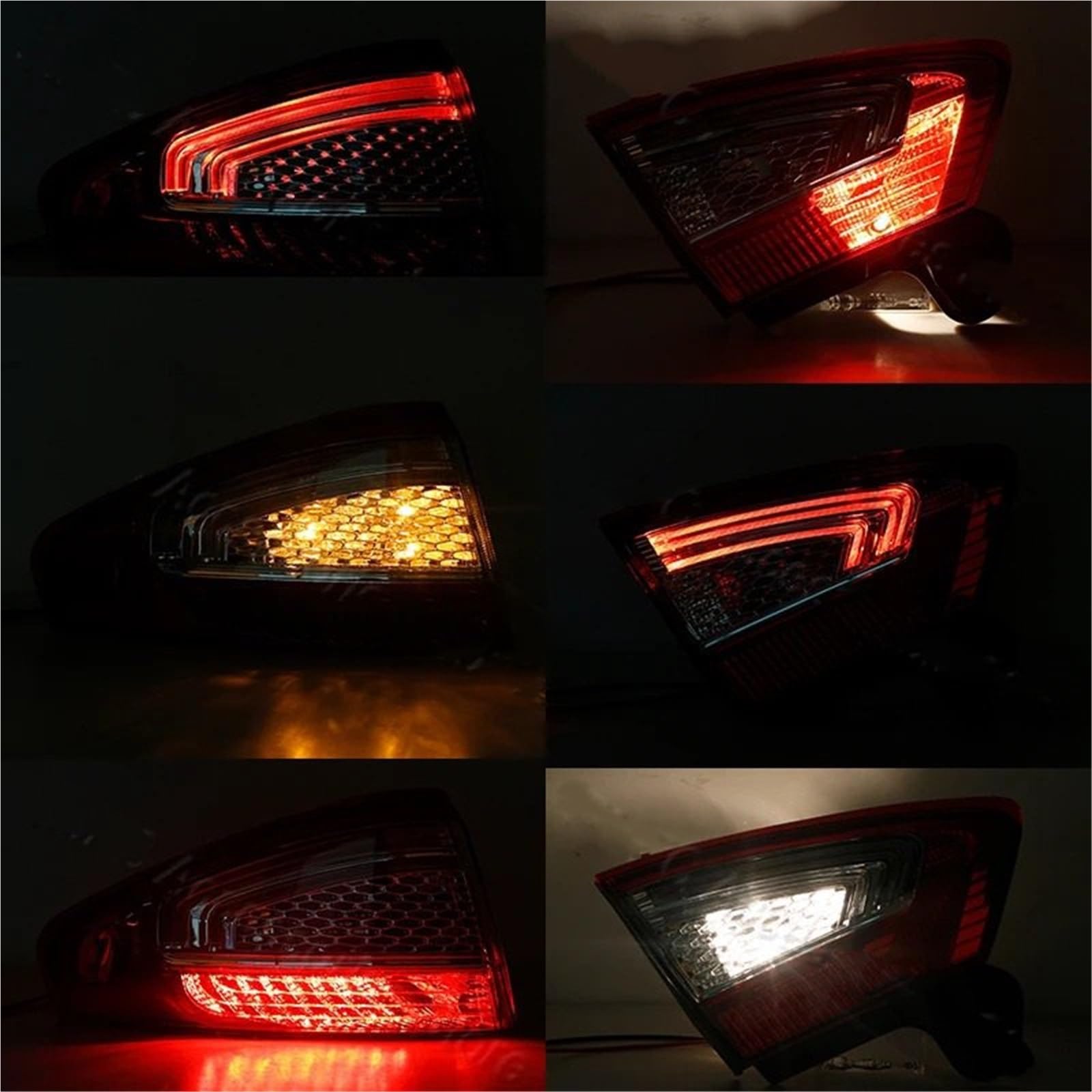 Lampa tylna zespolona Zestaw świateł tylnych samochodu Ford Mondeo Fusion 2011 2012 BS71-13405-AC(Inside-Left)
