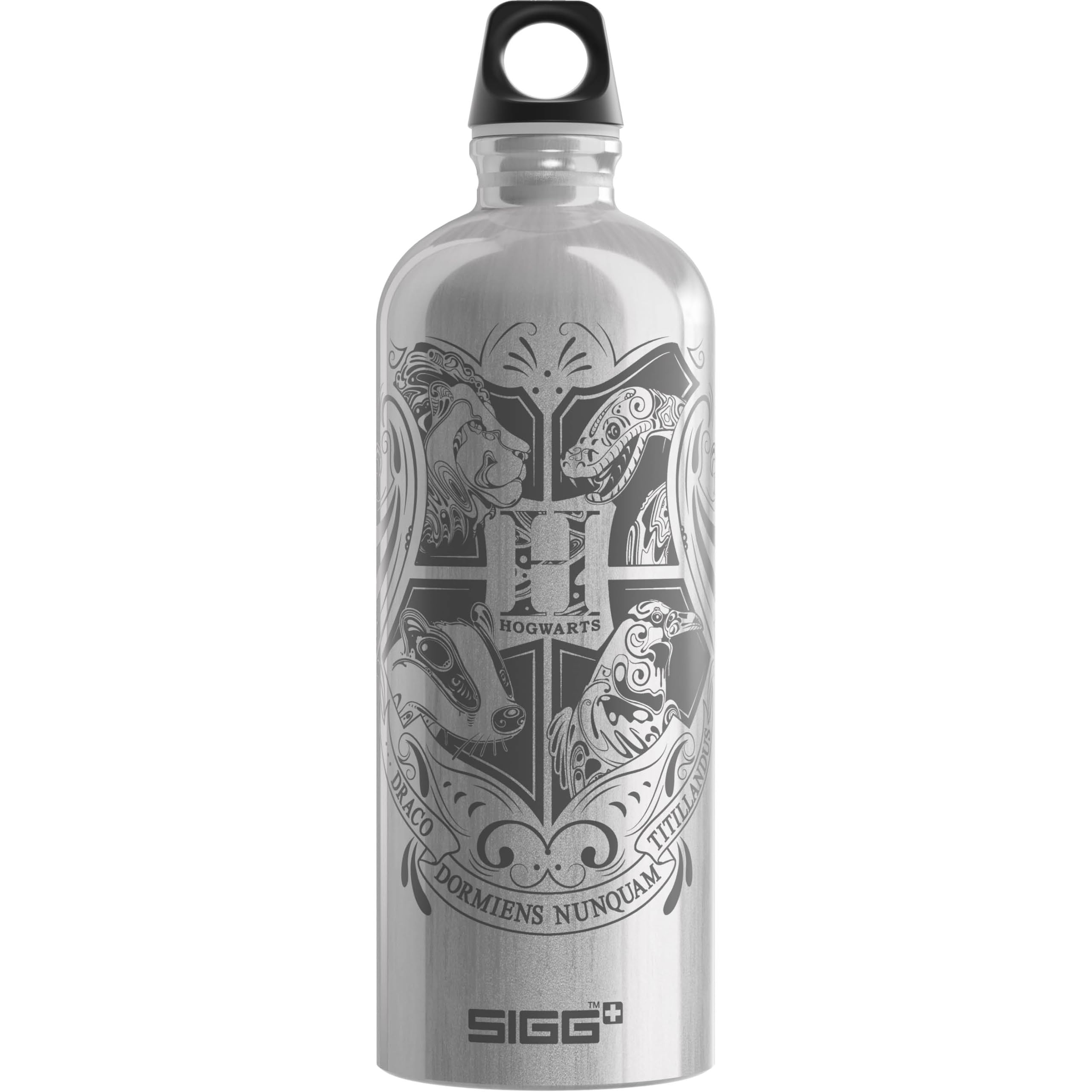 Sigg - Borraccia Alluminio - Traveller Hogwarts - Certificata Climate Neutral - Bevande Gassate - Ermetica - Leggera - Senza BPA - Alu - 1L