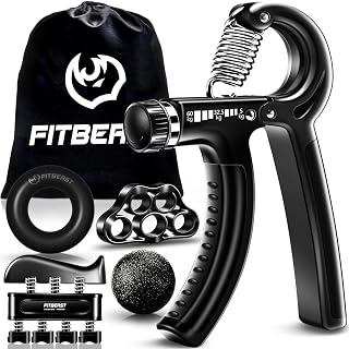 FitBeast Hand Grip Musculation Avant Bras – Pack de 5, Poignet Musculation Ajustable, Grip Musculation Main, Étireur de Doigts, Anneau d’exercice et Balle Anti-Stress - Les Beatles, Paul McCartney, John Lennon, RIngo Starr, George Harrison