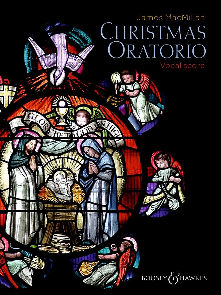 Christmas Oratorio: soprano and baritone solo, mixed choir and orchestra. Réduction pour piano.