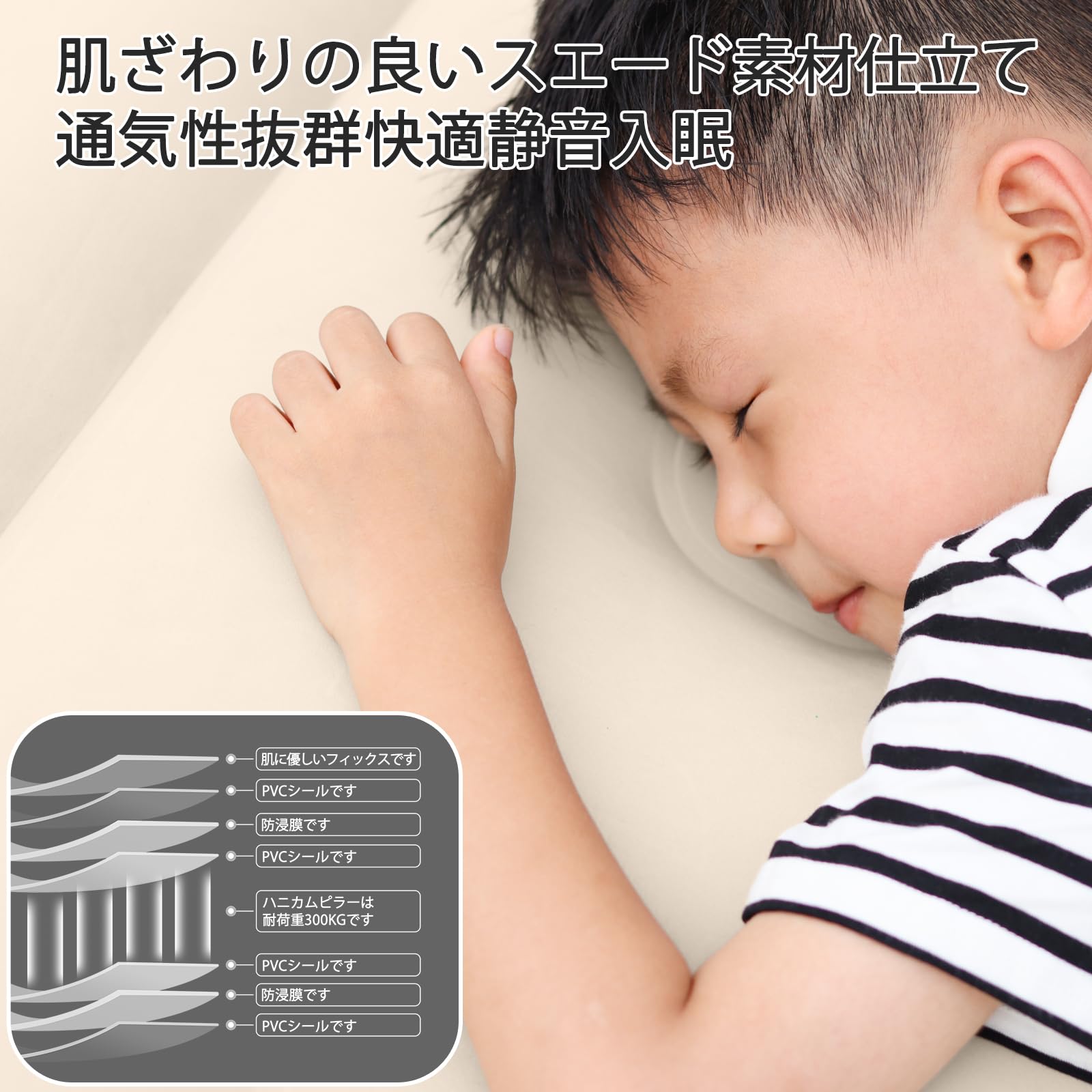 Amazon.co.jp: Feelcoo エアーベッド シングル 電動ポンプ内蔵
