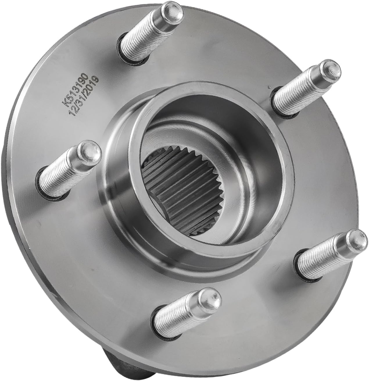 Detroit Axle - 4pc Front Rear Wheel Bearing Hubs Assembly with 5-Lug for Chevrolet Equinox 2005, Pontiac Torrent 2006, Saturn Vue 2002-2007, Non-ABS Models