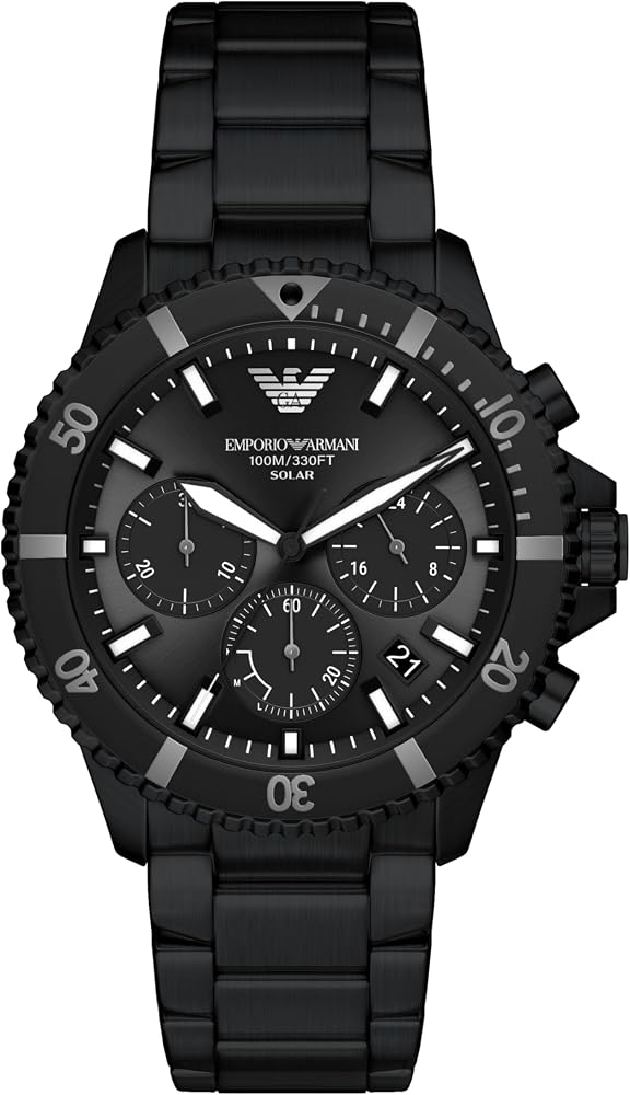 Amazon.com: Emporio Armani World Explorer Solar-Powered