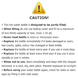 SteadMax [2 Pack] Hot Water Bottles, 2L (68oz) Natural Rubber -BPA Free- Durable Large Hot Water Bag for Hot Compress and Heat Therapy, Pain Relief Heating Pad, (Pink)