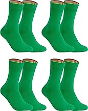 Men’s Socks, Cotton, Plain Colours 3, 4, 5, 6 or 8 Pack in Premium Quality – Black or Colourful Socks for Suit, Business and Leisure without Seam on the Toe