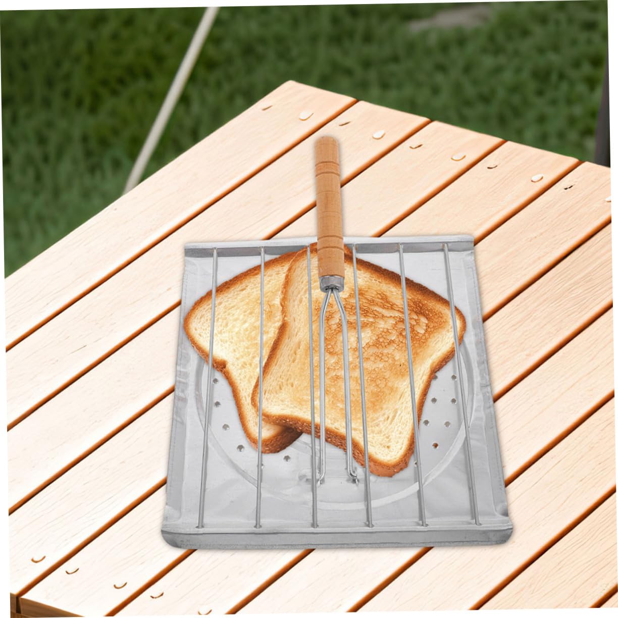 IMIKEYA 2pezzi Tostatura del Pane Multifunzionali per Barbecue all per Pane e Accessori per
