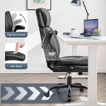 Amazon.com: BestGlory Leather Office Chair, Big and Tall Office