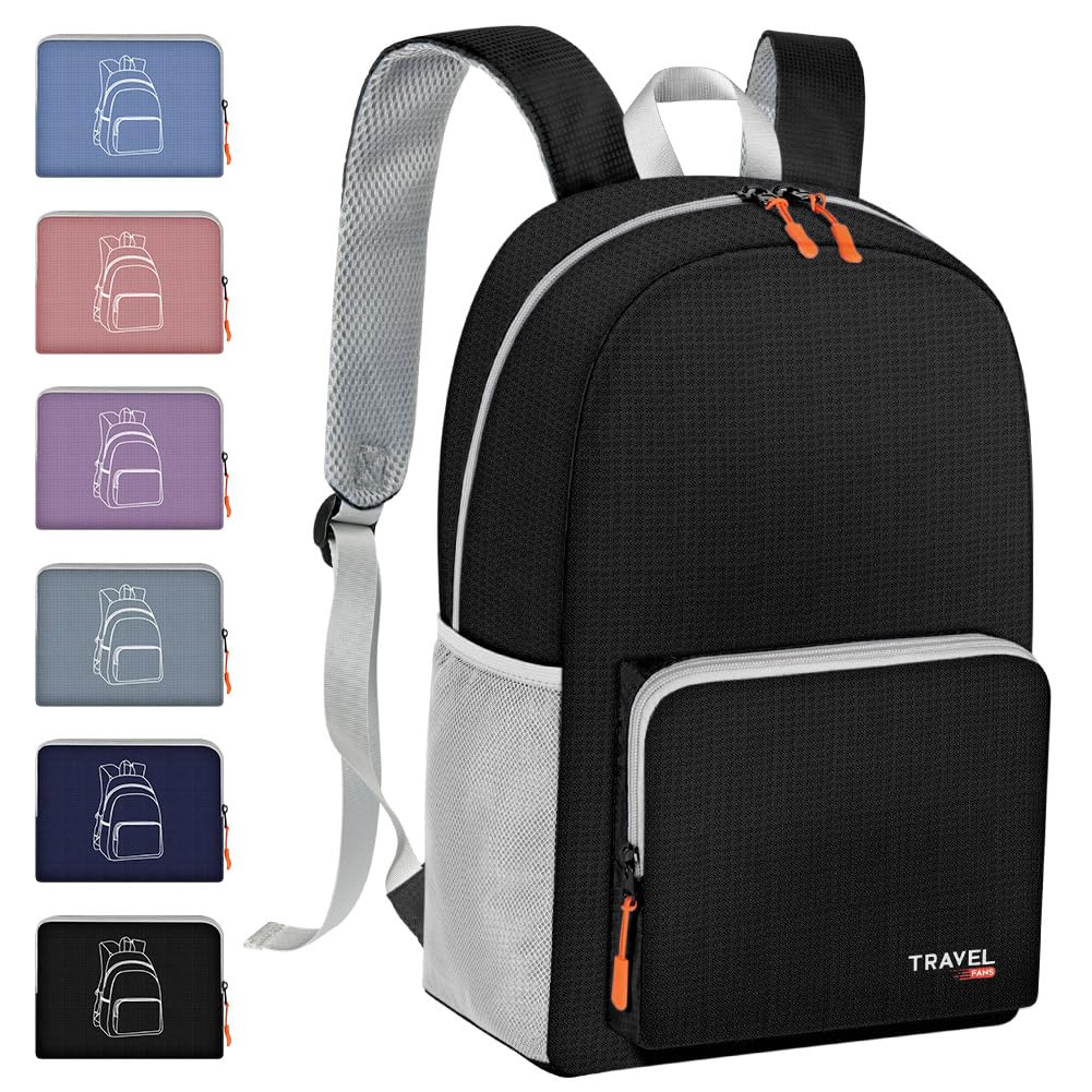 Aucuu Zaino Ultraleggeri Pieghevole, 17L Zaino Trekking Pieghevole Impermeabile, per Donna e Uomo, Trekking, Hiking, Escursione, Viaggio