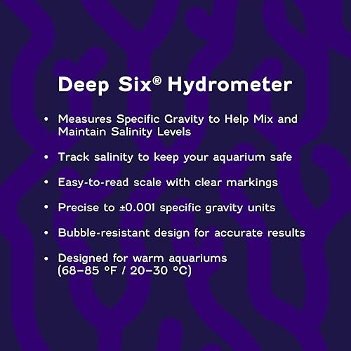 Miniatura 3 de Coralife Hidrómetro de prueba de agua del tanque de peces del acuario 11 pulgadas