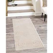 Unique Loom Finsbury Collection Area Rug - Diana 2 7" x 12 Runner, Ivory/ Beige