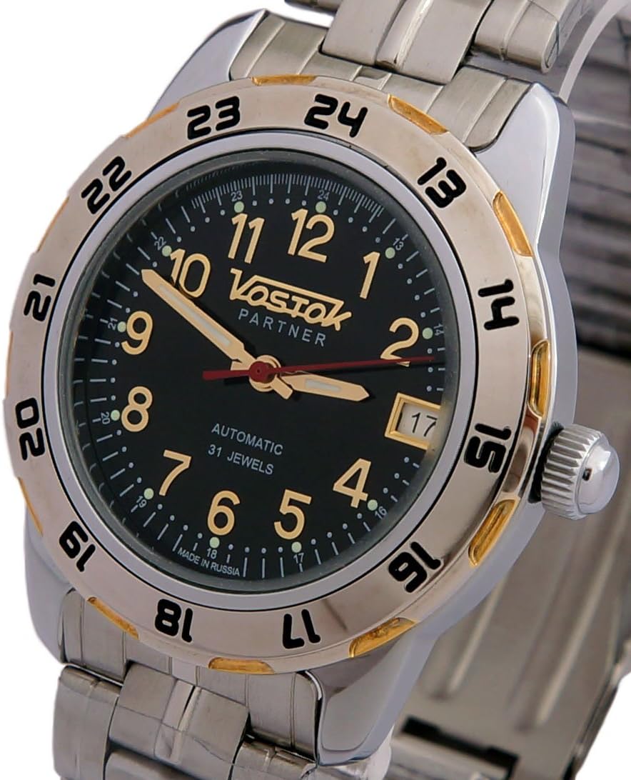 Mechanical Auto Wrist Russian Watch Shockproof Waterproof Luxury Sport Style 291170