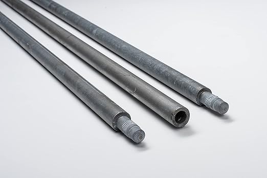 Tiefenerder Erdungsset – 20 Mm Feuerverzinkt, 1,5 M Länge, Inkl. Schlagspitze, Schlagkopf & Klemme