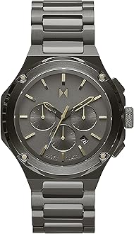 MVMT Raptor Qtz Fashion Chrono Grey Round Dial Men's Watch|Stainless Steel Material|Grey Color Band - 28000153-D