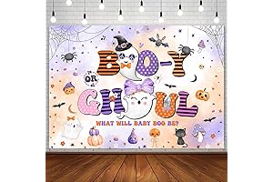 Captivating Halloween Gender Reveal Backdrop for Unforgettable Memory Making