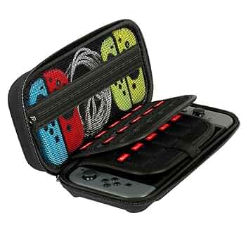 【美品】Nintendo Switch ポーチ付 スタンド付 SDカード付 Amazon.co.jp: 大容量 かわいい【20枚カード収納可能】任天堂