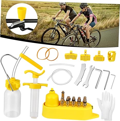 LAPYAPPE Bicycle Brake Bleed Kit for Hydraulic Disc Brakes Advanced LAPYAPPE Bicycle Brake Bleed Kit for Hydraulic Disc Brakes Advanced