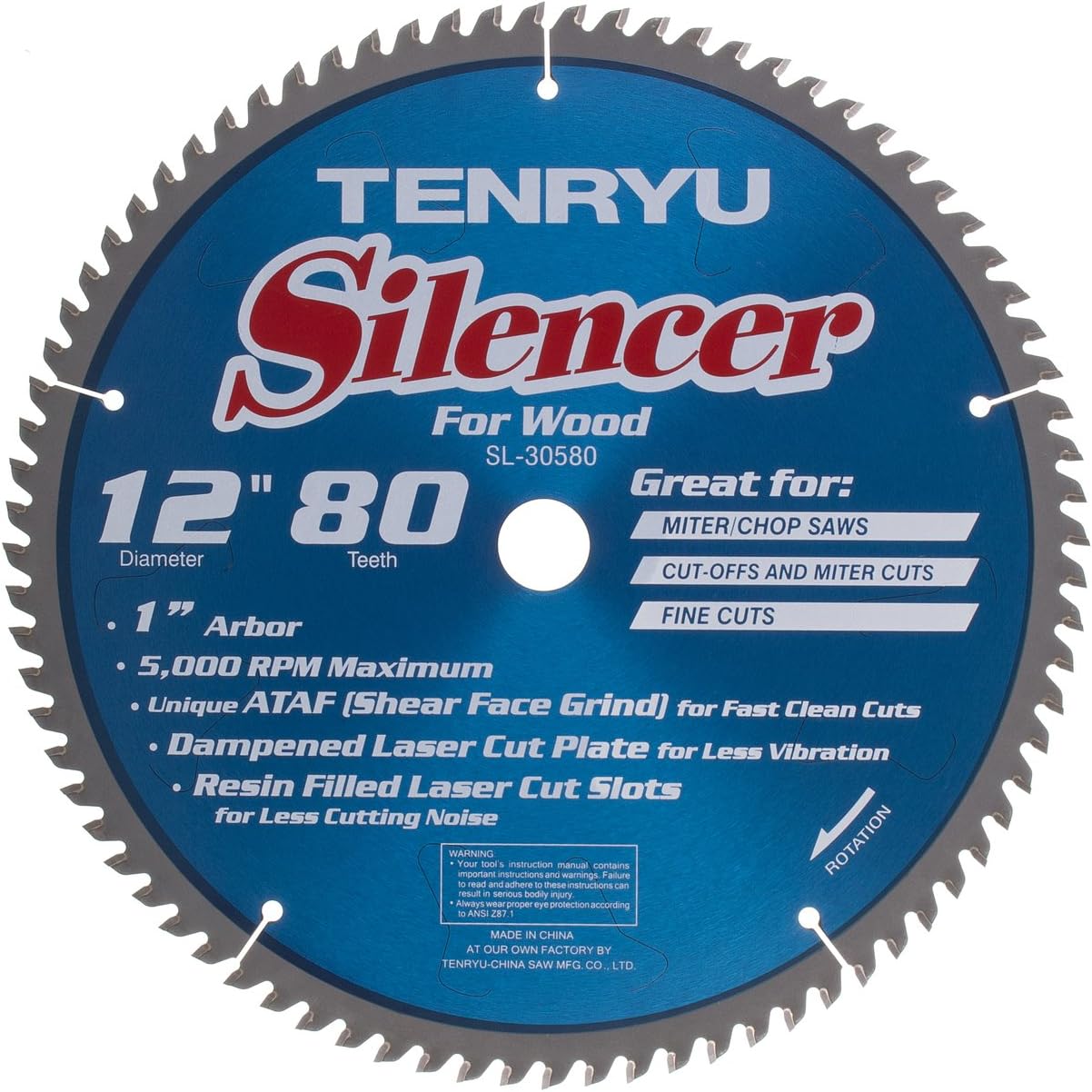 TenryuSL-30580 12" Saw Blade