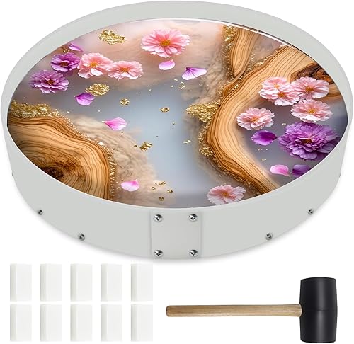 Miniatura 10 de Moldes grandes de resina epoxi para mesa, moldes profundos reutilizables de 16" redondos desmontables para fundición de resina epoxi, mesa circular,