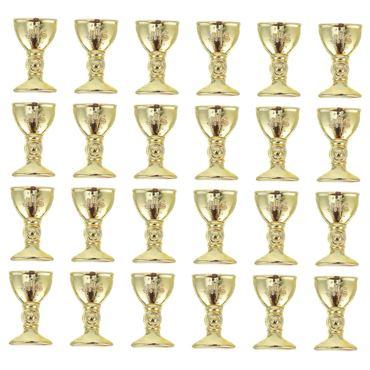 Mini Copas de Ofrenda de Plástico Dorado VANZACK para Evitar Roturas en Bodas