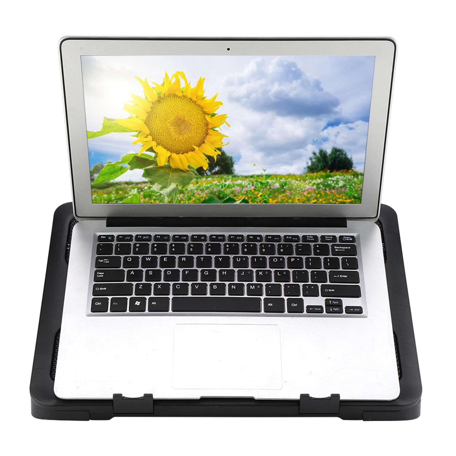 Mingzhe Tappetino di Raffreddamento Portatile Ultra Sottile per Laptop con 5 Ventole Silenziose per Giocatori e Professionisti, Design Ergonomico Alimentato Tramite USB