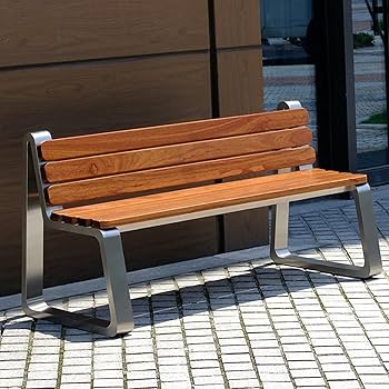 Amazon.co.jp: ガーデンベンチ おしゃれパークベンチ 屋外 防水