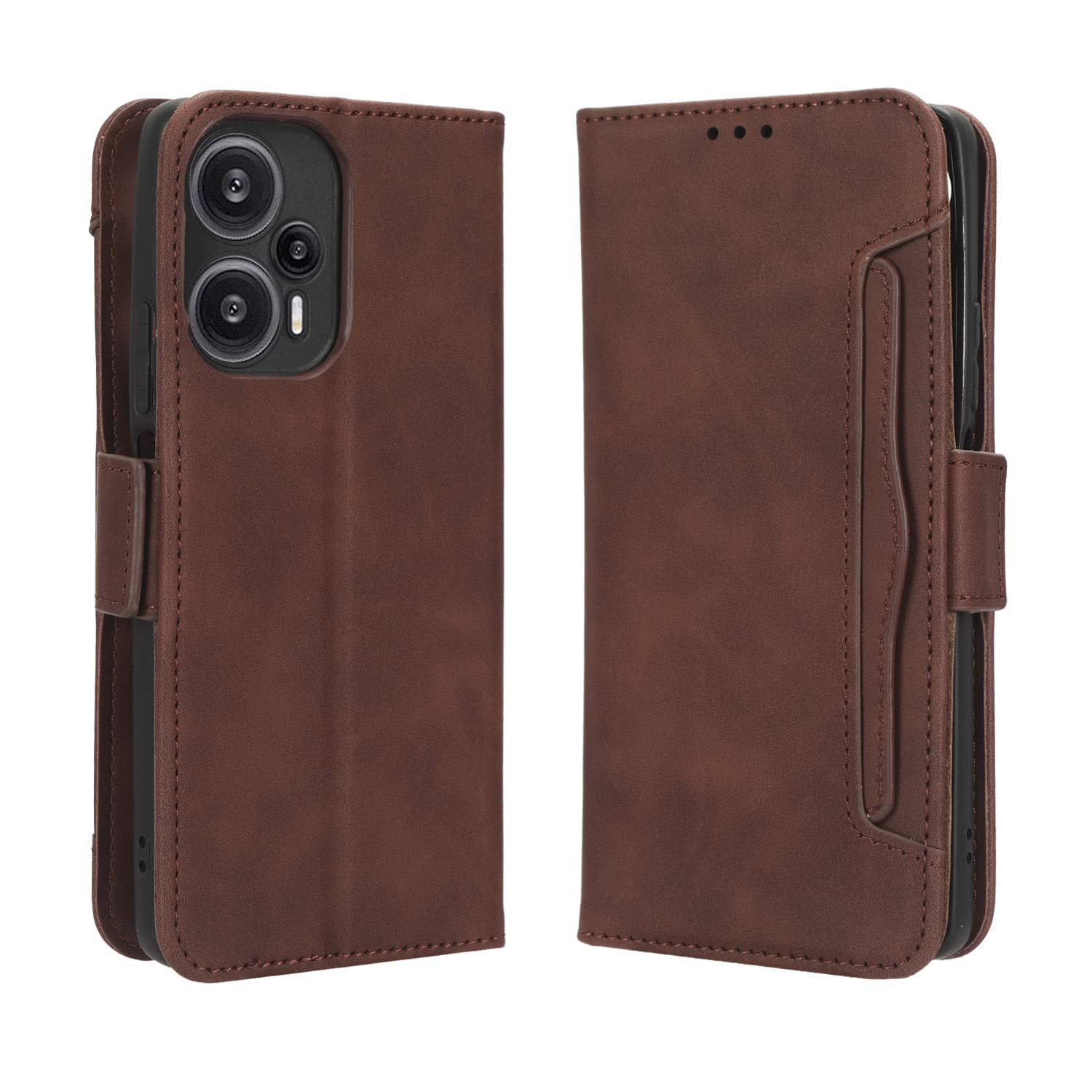 GOKEN Cover Pelle per Xiaomi Poco F5 PRO, Magnetica