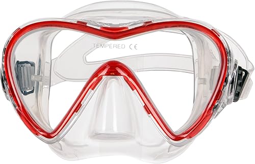 Miniatura 2 de Seavenger - juego de mascara de vidrio templado de silicona, tubo respirador.