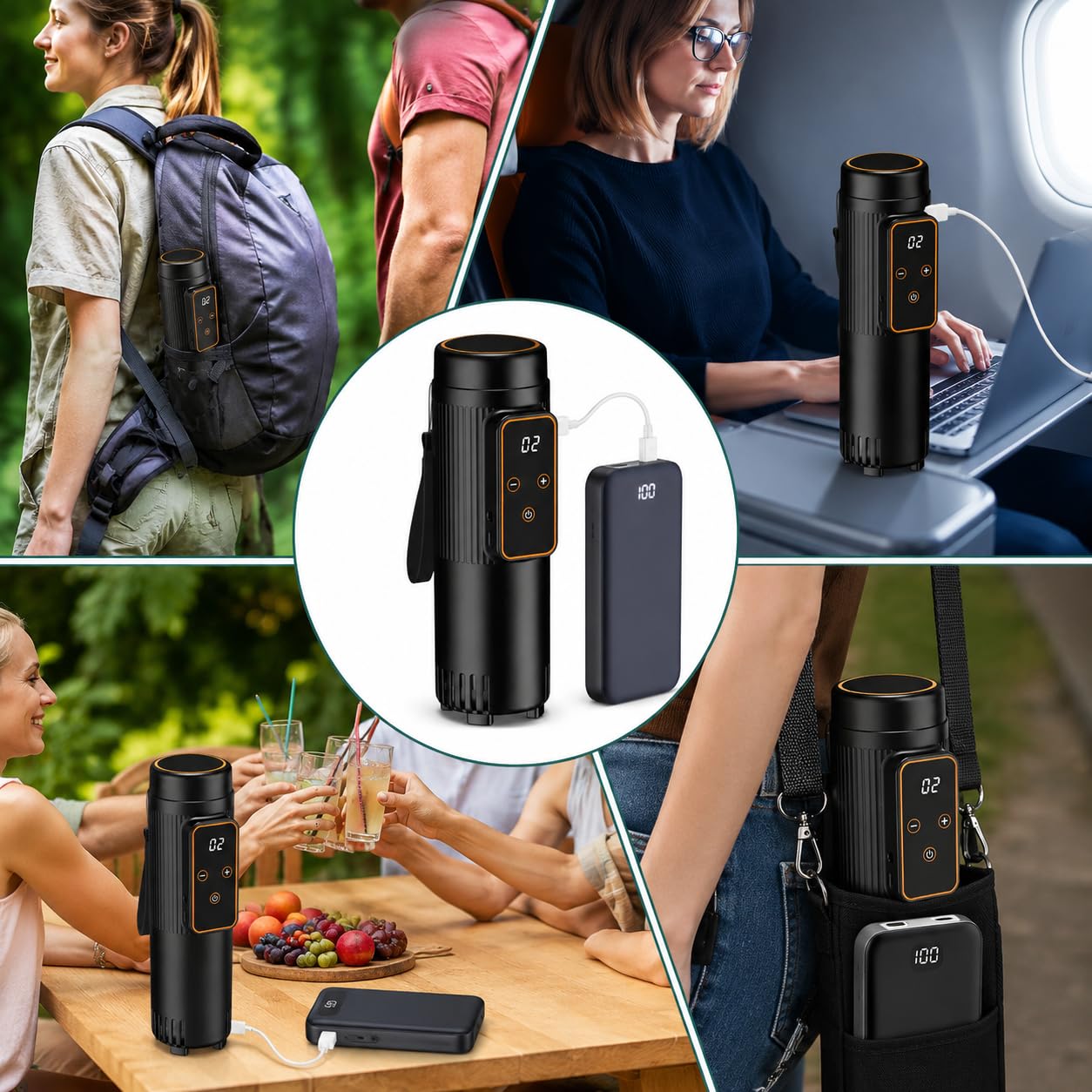 Estuche Refrigerador para Insulina USB, Nevera Portátil para Medicamentos