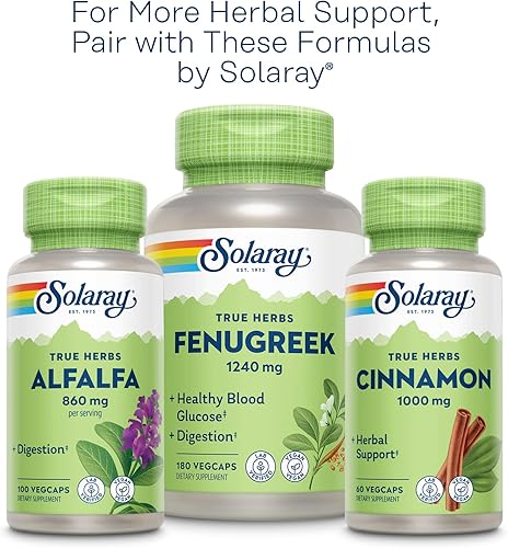 Miniatura 6 de SOLARAY Nopal - Cactus de tuna de 500 mg, con fibra dietética natural, antioxidantes, carotenoides y otros nutrientes, vegano, garantía de