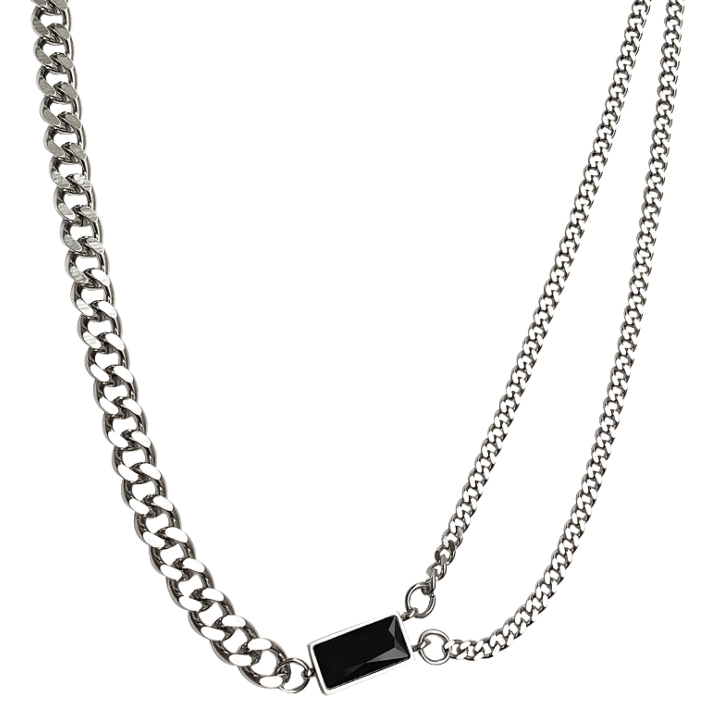 Salty Alpha Shadow Strike Neck Chain for Men & Boys | Stainless Steel Pendant Locket Necklace | Mens Jewellery | Modern Design | Fany & Stylish Mens Accessories | Diwali, Birthday, Anniversary & Special Occassion Gift | Everyday Wear Aesthetic Jewelr (B0CTK4XD2M) Amazon Price History, Amazon Price Tracker