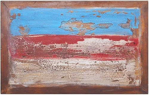 Miniatura 6 de Mesa auxiliar, mesa de centro de tronco, mesa de centro elevada de madera maciza para sala de estar, oficina, balcón, estudio, sala de estar