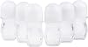 Kare & Kind Empty Refillable Glass Roll-On Deodorant Bottles (6-Pack) Leak-Proof 1.05 Oz (30 ml) with Stickers - Twist Cap For Homemade Natural Deodorant, Sunscreen, Moisturizer