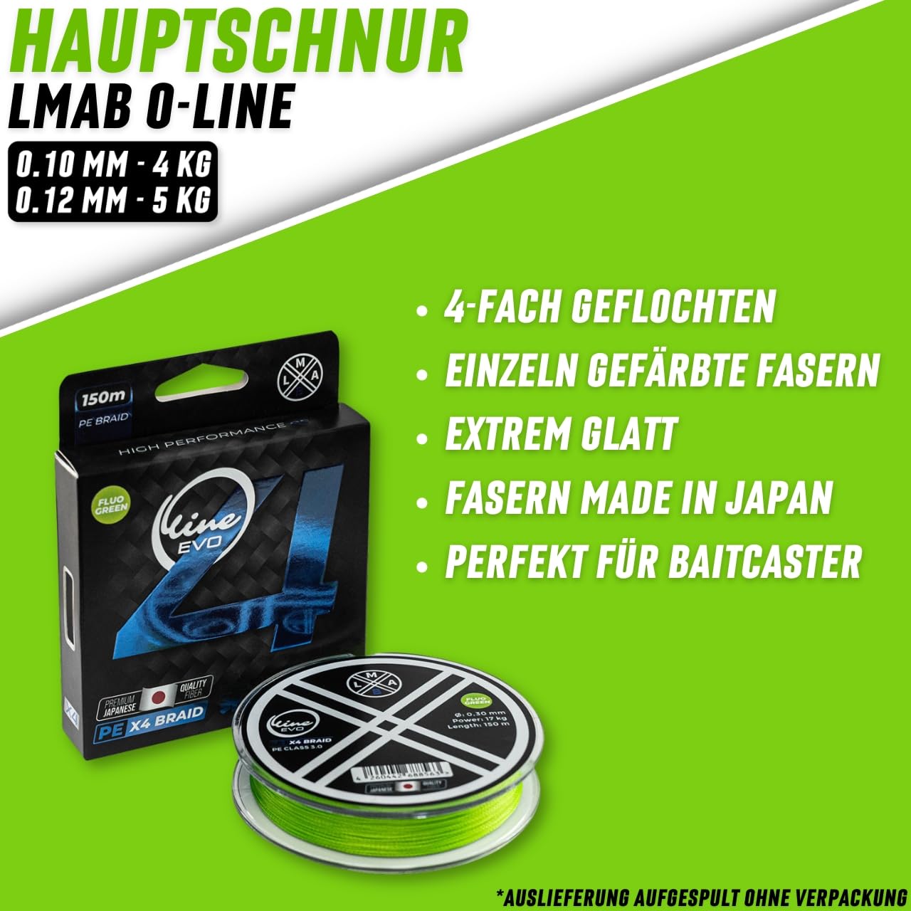 LMAB Baitcast Combo Light - La Moustique Baitcaster Rute und Tsurinoya Dark Wolf Ultra KF50S Rolle mit Schnur im Set, für Anfänger bis Profi, Angelrute