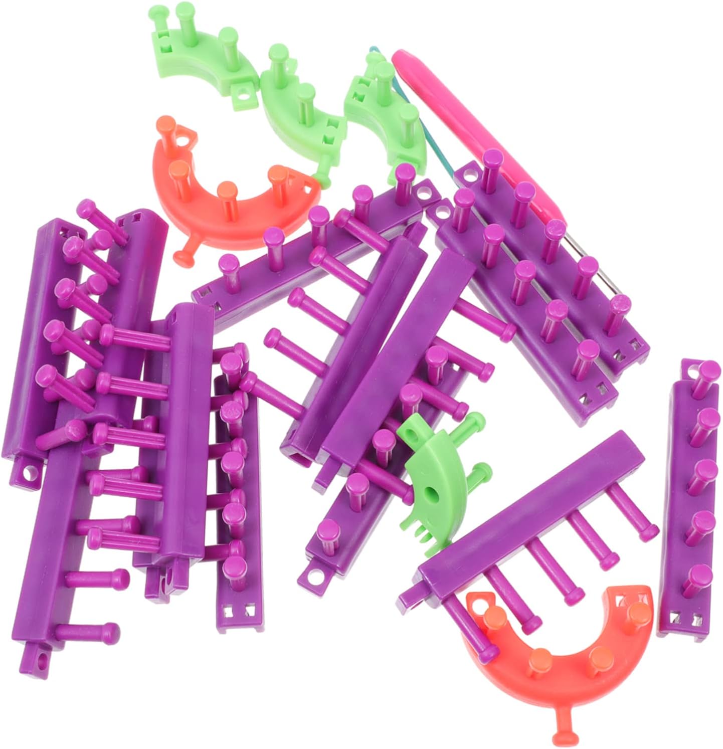 Purple Plastic Multi-Knit Weaving Tool for DIY Socks