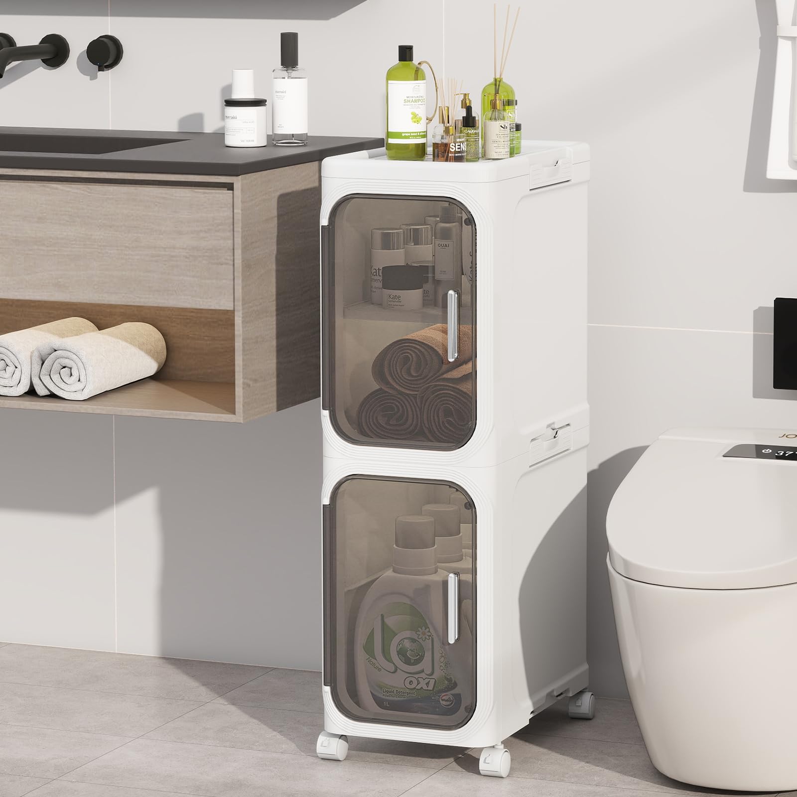 Neathub Slim Foldable Cabinet