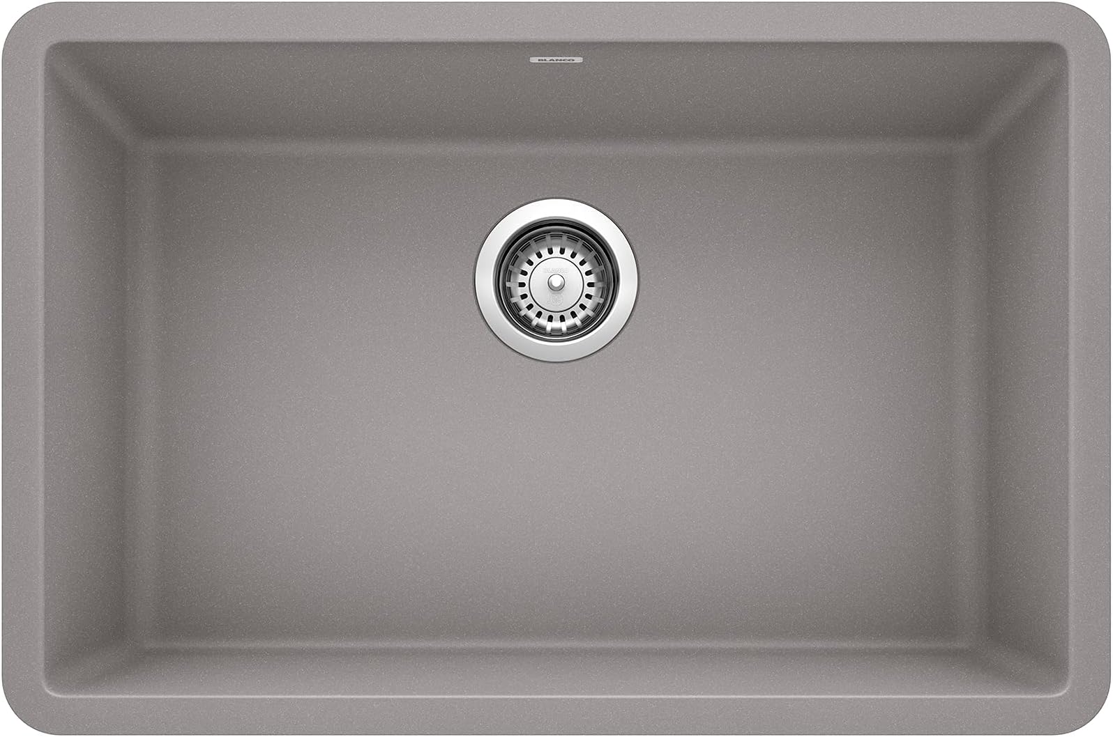 BLANCOMetallic Gray 522428 PRECIS SILGRANIT Single Bowl Undermount Kitchen Sink