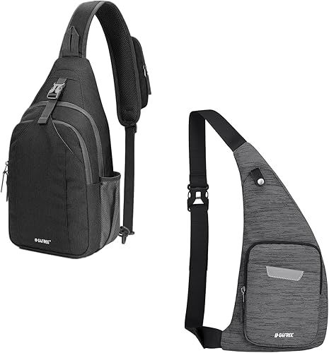 G4Free Sling Bag RFID Bloqueo Sling Mochila+Bolso bandolera ligero