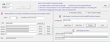 FissaiD RFID Reader Writer 13.56Mhz 14443A USB Reader for 14443A IC Cards Writer for Winx+ 2 Cards