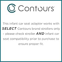 Vista 2 de Infant Car Seat Adapter–Compatible with Select Contours Baby Strollers/CarSeats from Chicco, Graco, BabyTrend, Evenflo, Cybex, Maxi-COSI, Peg Perego