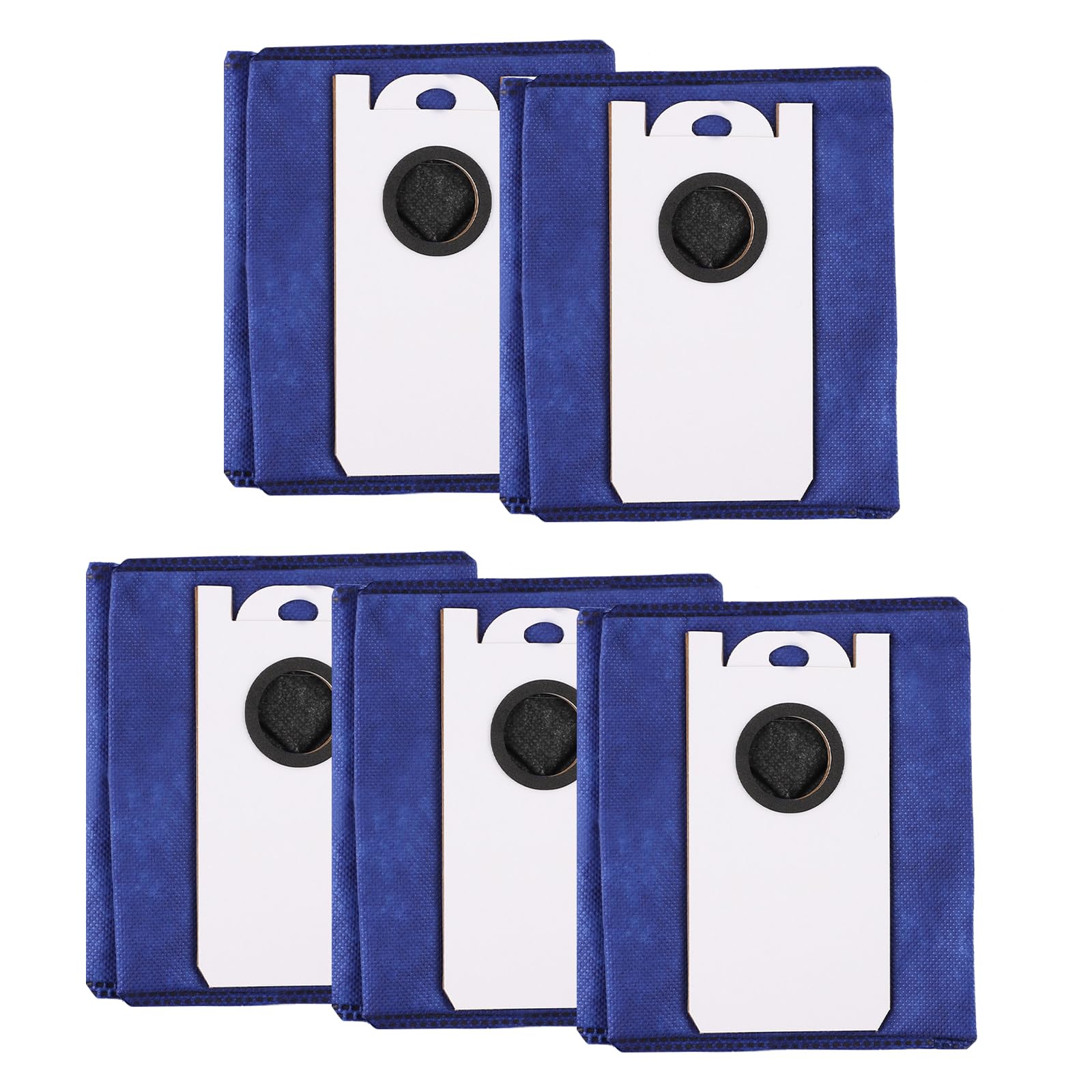 Replacement Dust Bags For bObsweep RC400 Robot Vacuum Cleaners, Vacuum Canister Bags 4.6L Large Capacity(5)