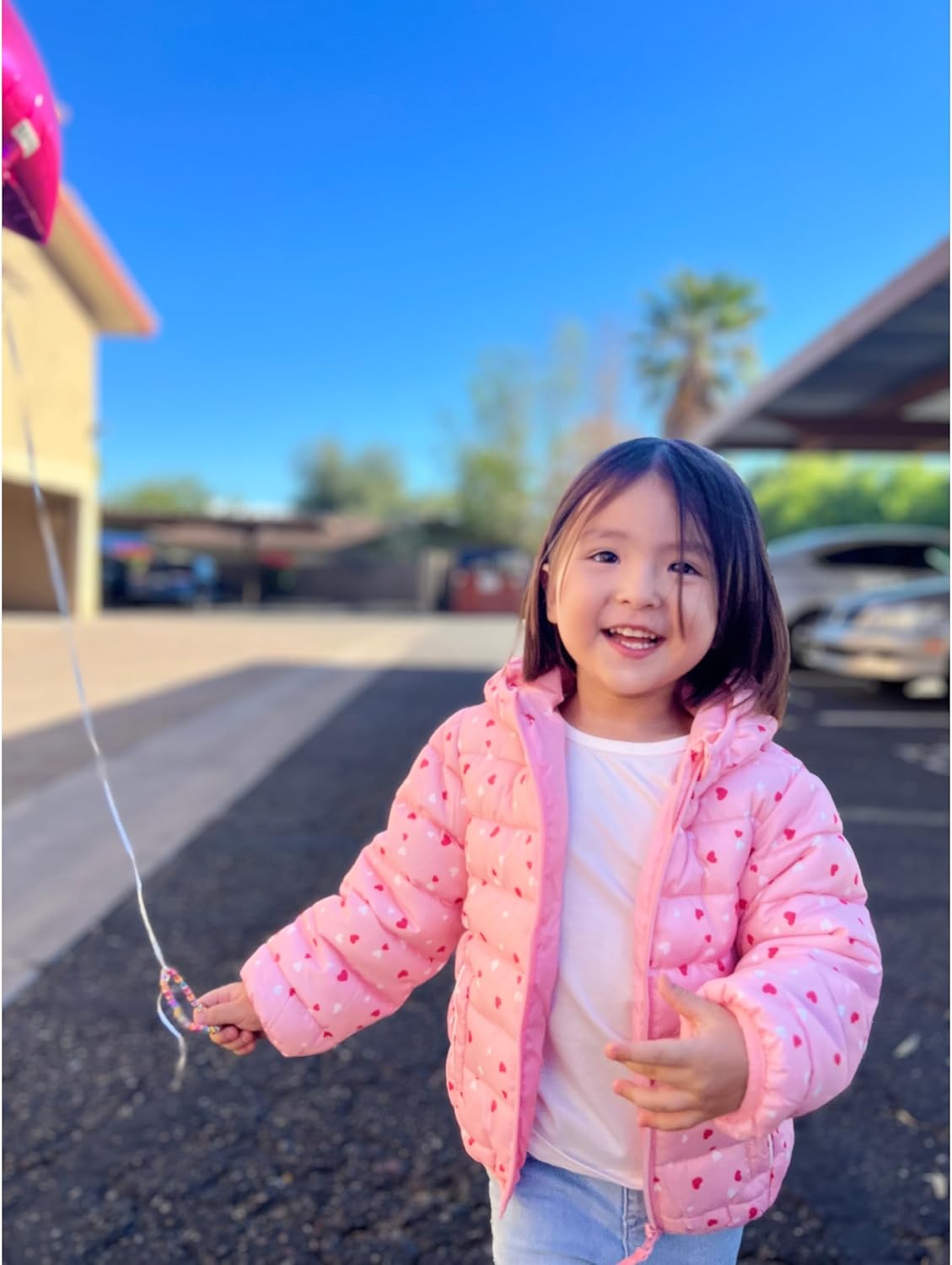 Rokka&Rolla Baby Puffer Jacket Girls Lightweight Winter Coat for Newborn Toddler Kids (18-24M, 2T-4T) - Image 3