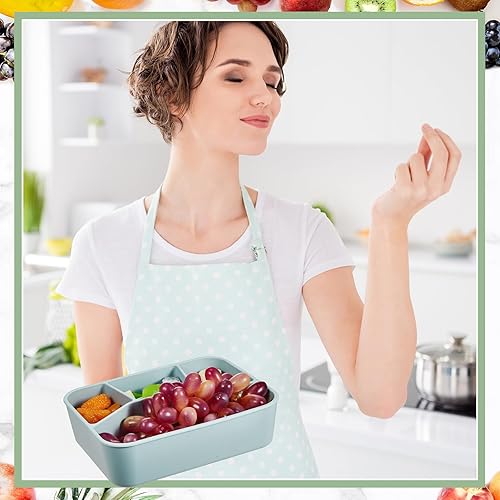 Miniatura 5 de Ziliny 4 cajas Bento de silicona reutilizables, a prueba de fugas, lonchera rectangular para adultos, escuela, trabajo, viajes, almacenamiento de