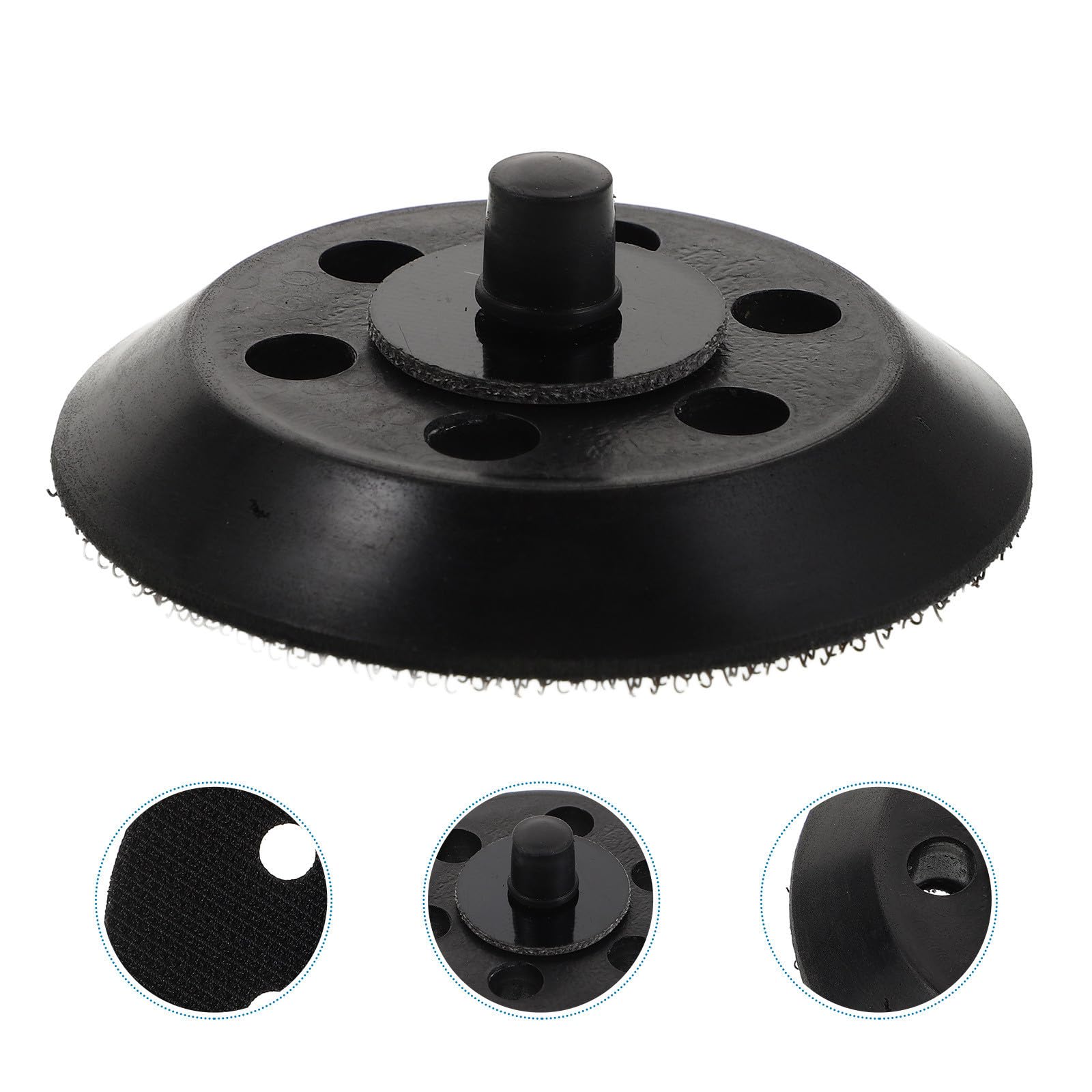 Cabilock 5 Piezas Plato Pulidor de 3 Pulgadas y 6 Orificios para Coches, Pu