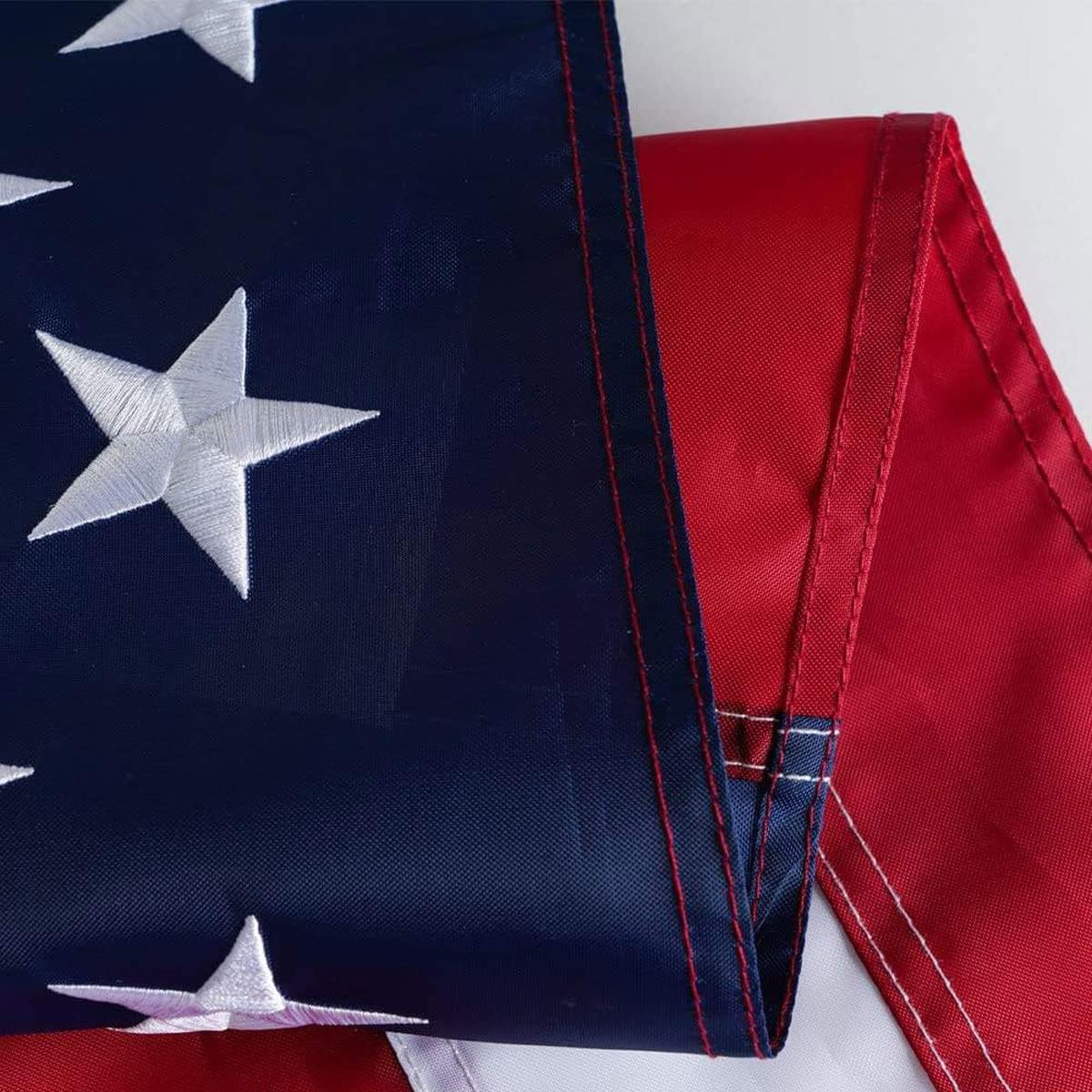 USA Flag Co. American Flag 3x5 foot | Heavy Duty Polyester, Embroidered Stars, Sewn Stripes, Brass Grommets