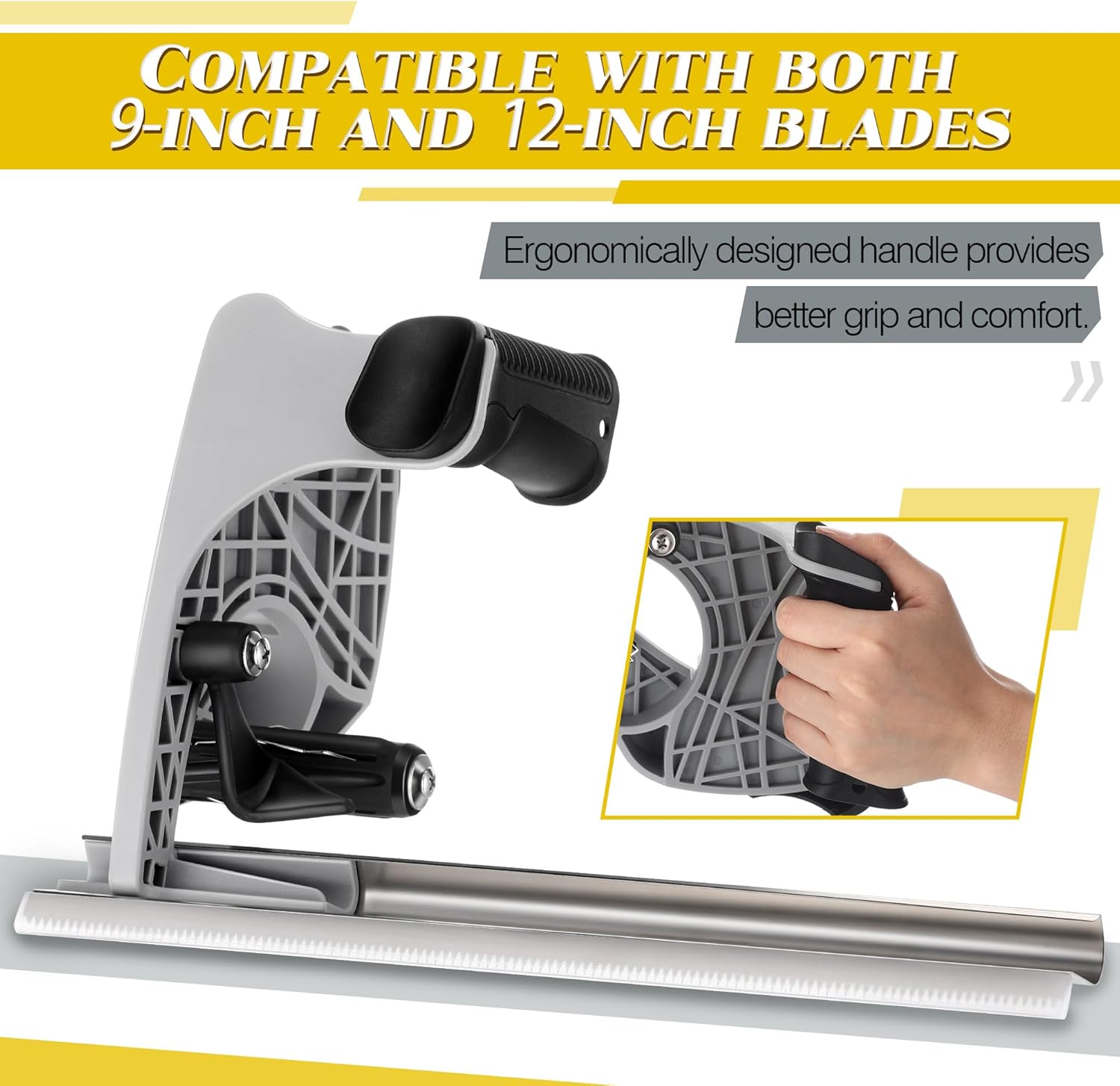 Enhon Painter's Tape and Masking Film Dispenser Kit with 12 Inch Film Blade for CuttingTape, Masking Film & Paper, Masking Tool for Home, Office Improvements Protects Surfaces from Paint Splatters