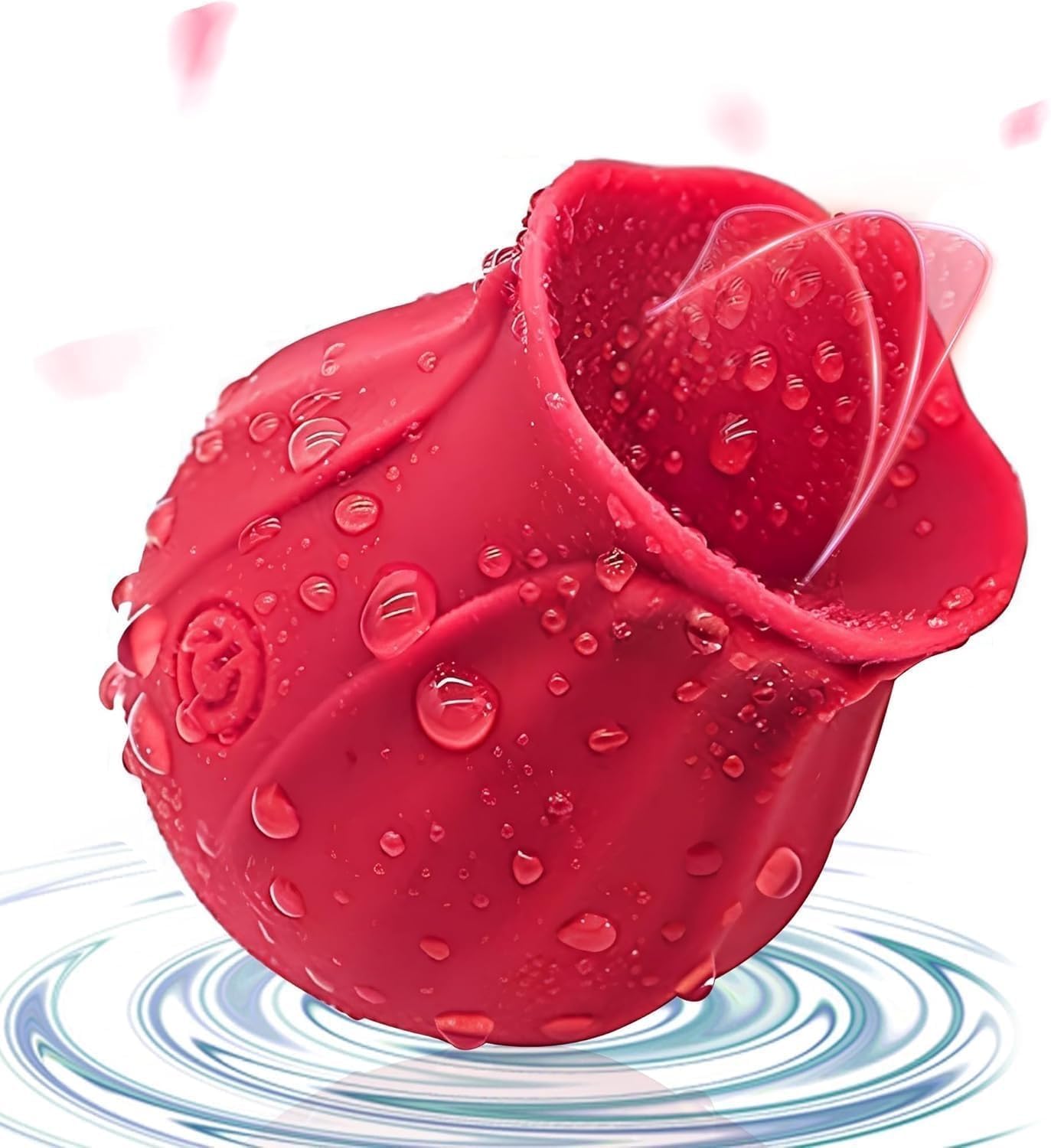 Roses Toy 2025 Newly Clitioral Sucker Powerful Womens Viboators Quiet Rose Viboatorr Waterproof Flower Vibration The Rose Adult Toy for Women 10 Speeds Couple Games Adult Bedroom P9K8 (red26)