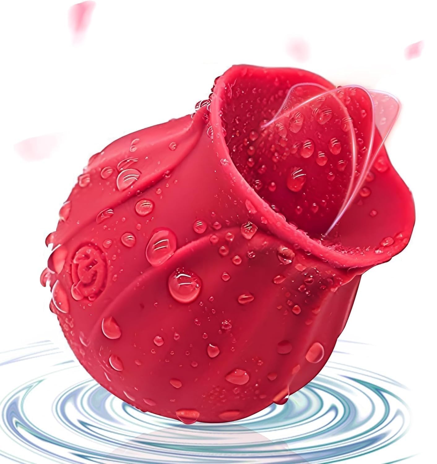 Roses Toy 2025 Newly Clitioral Sucker Powerful Womens Viboators Quiet Rose Viboatorr Waterproof Flower Vibration The Rose Adult Toy for Women 10 Speeds Couple Games Adult Bedroom P9K8 (red26)