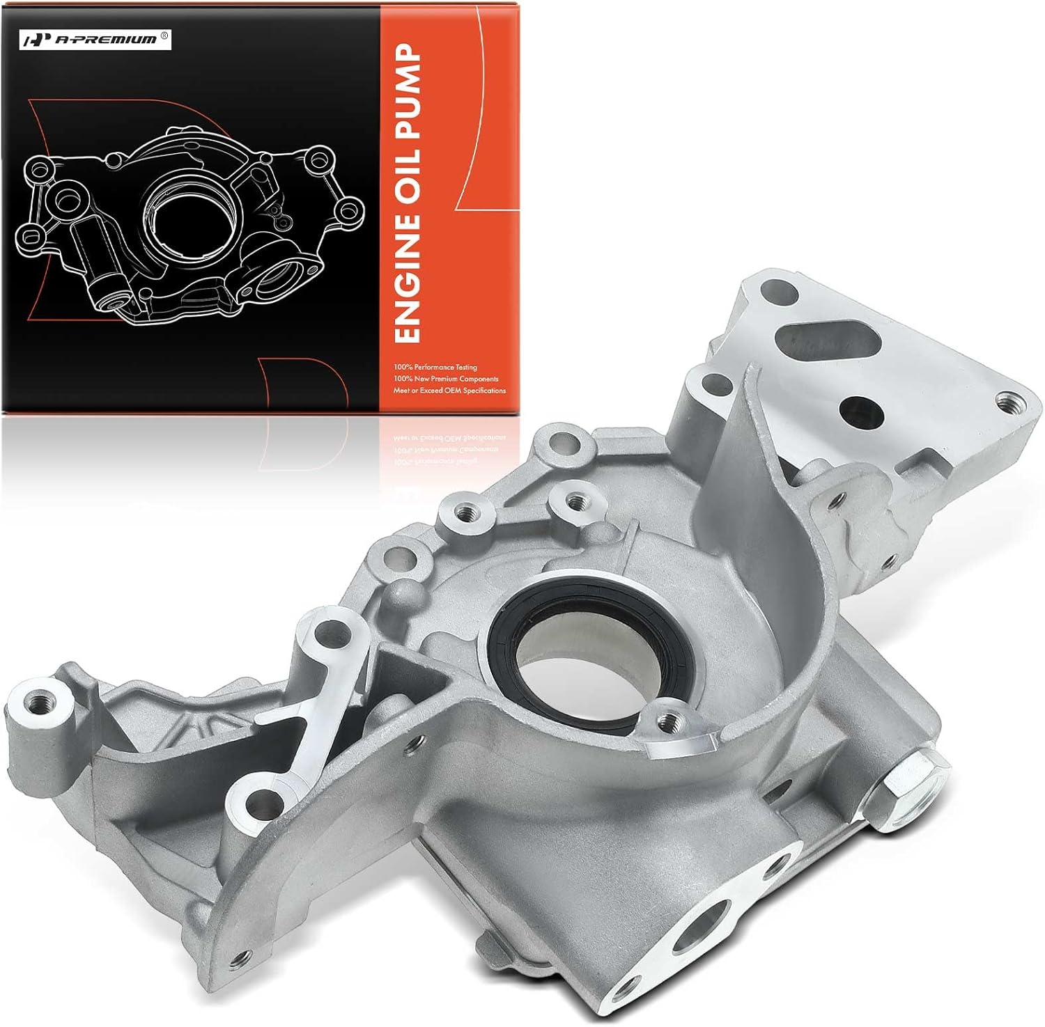 A-Premium Standard Volume Oil Pump Compatible with Kia Sorento 2003-2006, Sedona 2002-2005, Amanti 2004-2006 & Hyundai Santa Fe 2003-2006, XG350 2002-2005, 3.5L