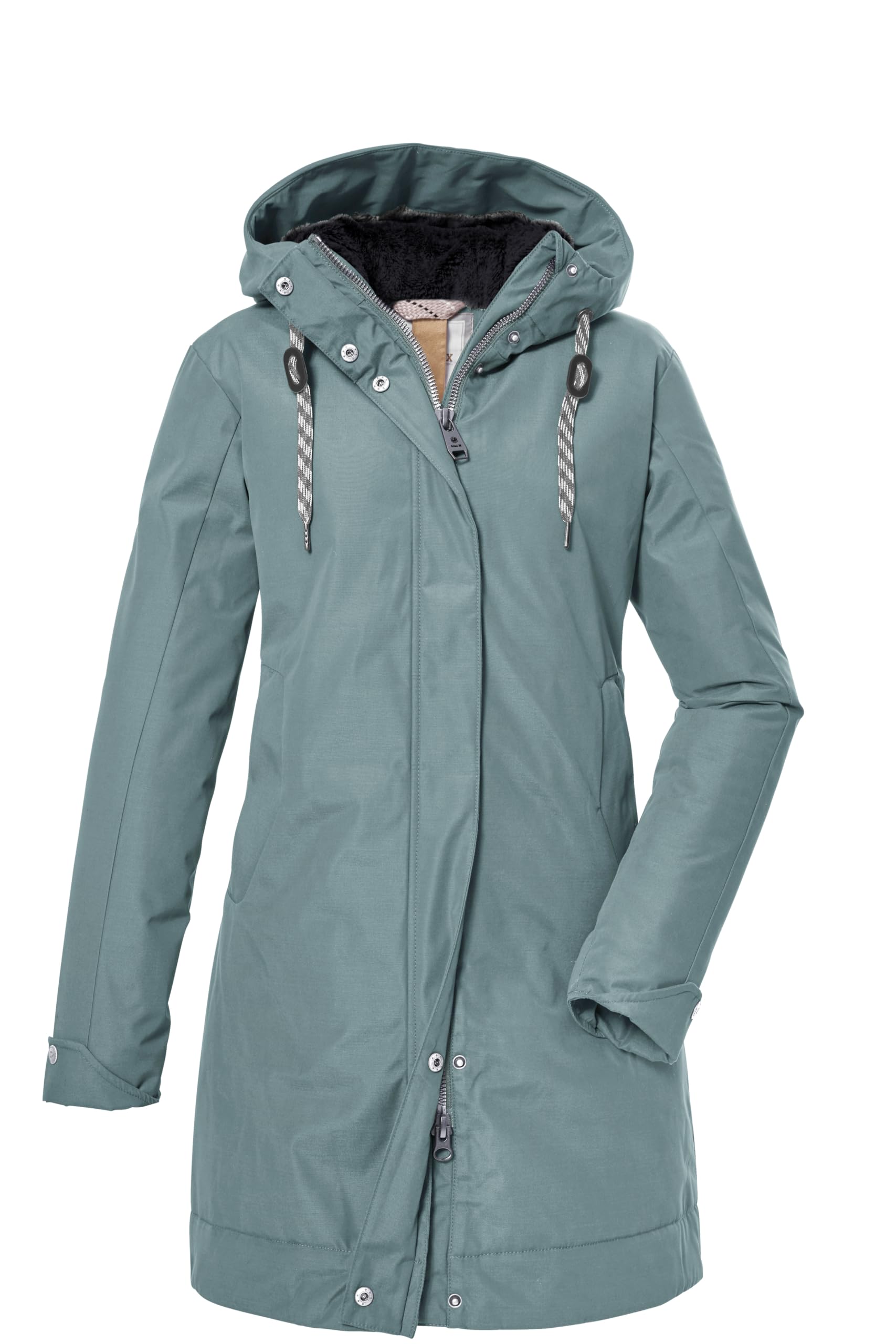 G.I.G.A. DX GW 13 WMN PRK 39836-000 Women's Winter Parka/Functional Parka with Hood Aqua Verde, 50